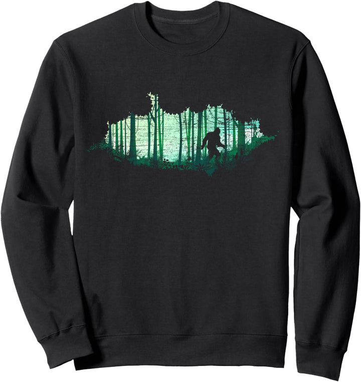Natur Outdoor Wald Sasquatch Folklore Kryptid Bigfoot Sweatshirt