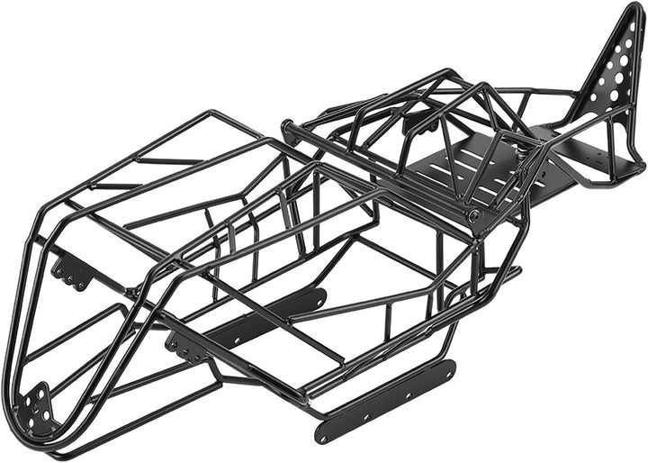 Das Chassis ist EIN starrer schwarzer RC-Rahmen. Überlegener RC-Überrollkäfig-RC-Car-Rahmen für Axia