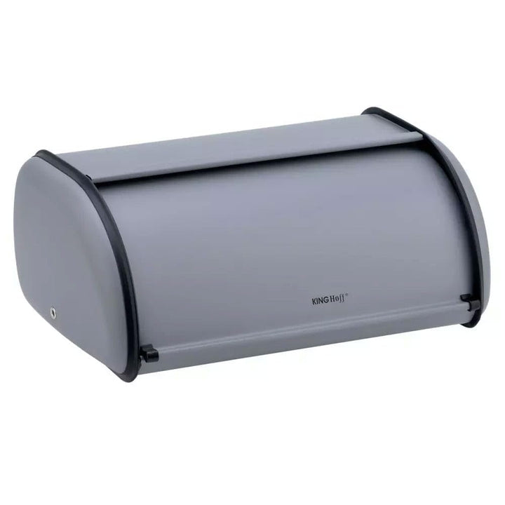 KING HOFF Brotkasten Brotbox Brotbehälter Brotdose (Grau, Kleine 36cm x 24cm x 15cm.) Grau Kleine 36