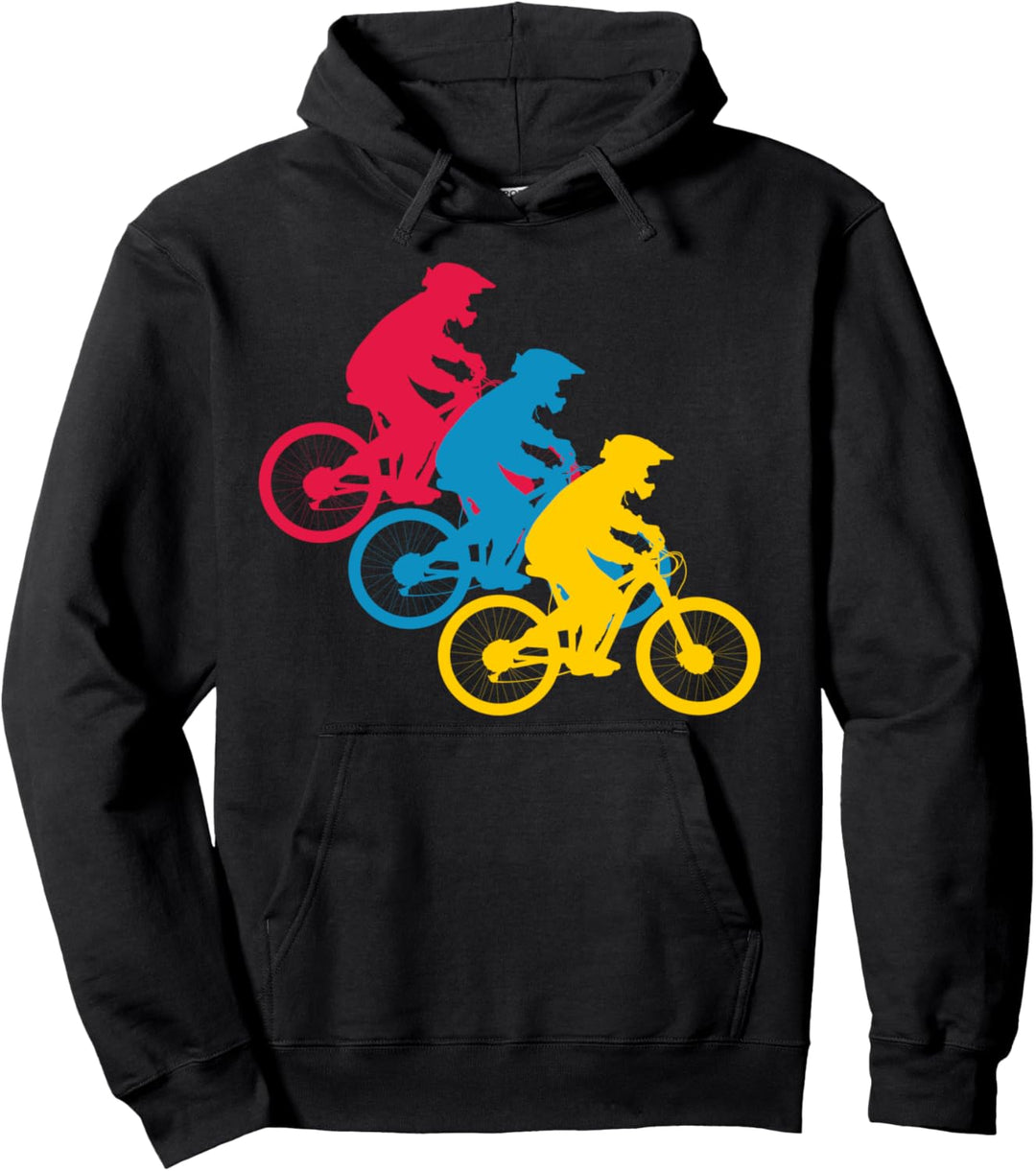 Vintage Retro Cool Fahrrad BMX MTB Mountainbike Bike Rennrad Pullover Hoodie