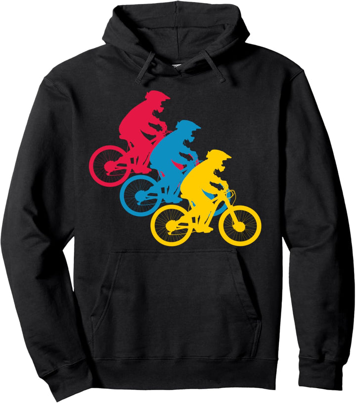 Vintage Retro Cool Fahrrad BMX MTB Mountainbike Bike Rennrad Pullover Hoodie