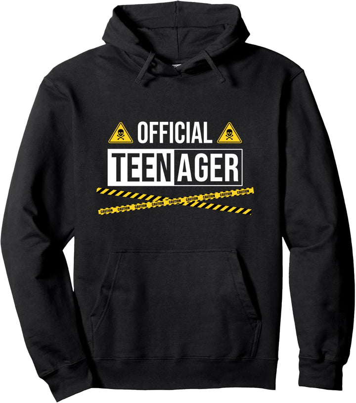 Official Teenager 13 Geburtstag lustiges Jungen Mädchen Pullover Hoodie