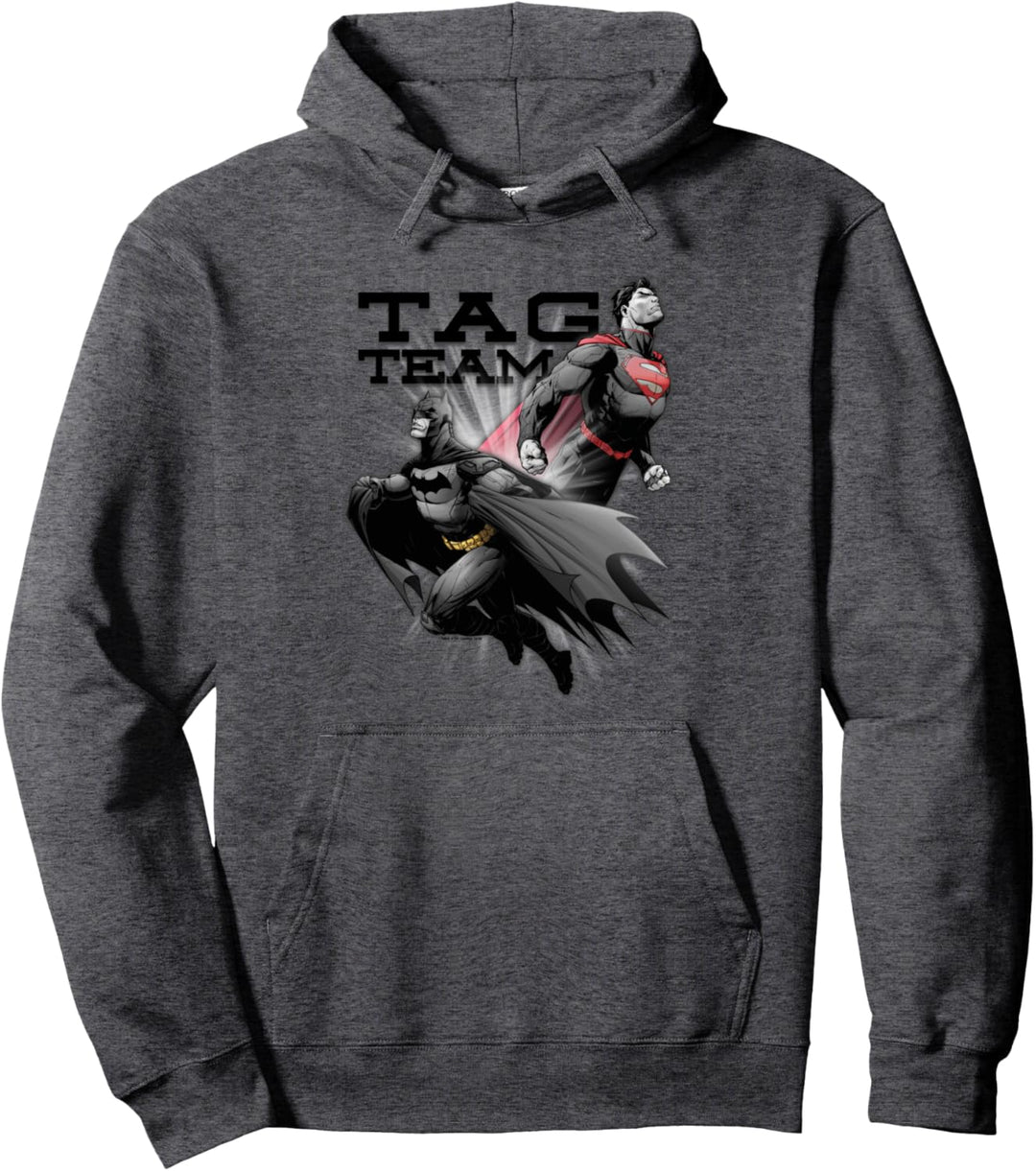 Justice League Batman & Superman Tag Team Pullover Hoodie