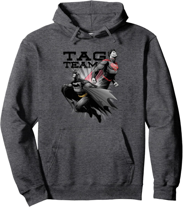 Justice League Batman & Superman Tag Team Pullover Hoodie
