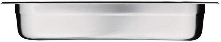Vogue Gastronorm-Pfanne 1/1, Edelstahltablett, Tiefe: 100 mm, Fassungsvermögen: 13,5 Liter, Behälter