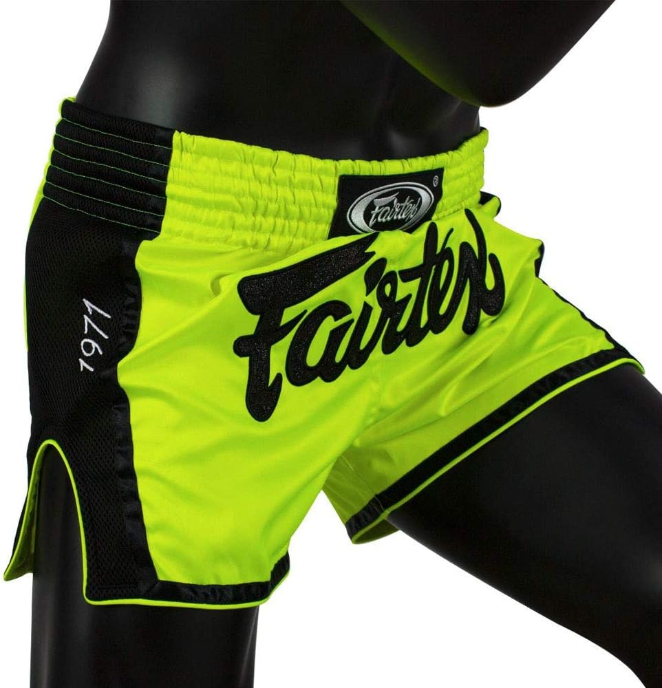 Fairtex Muay Thai Shorts, BS1706, neon-gelb XL Neon-gelb, XL Neon-gelb
