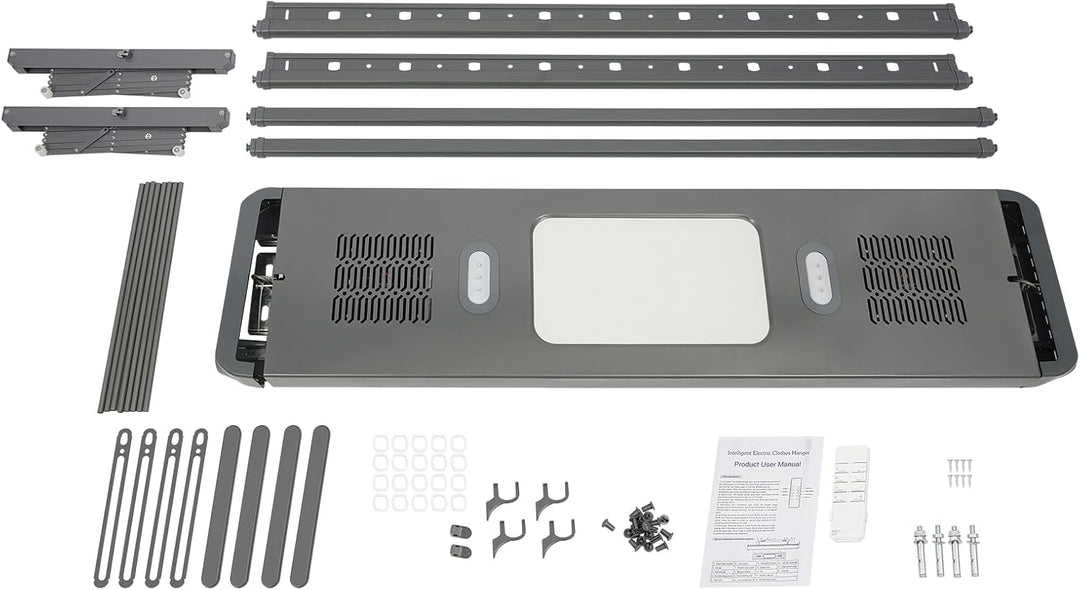 Elektrischer WäSchestäNder, Ausziehbar Deckenmontage Elektrisch WäSchestäNder mit Fernbedienung Led