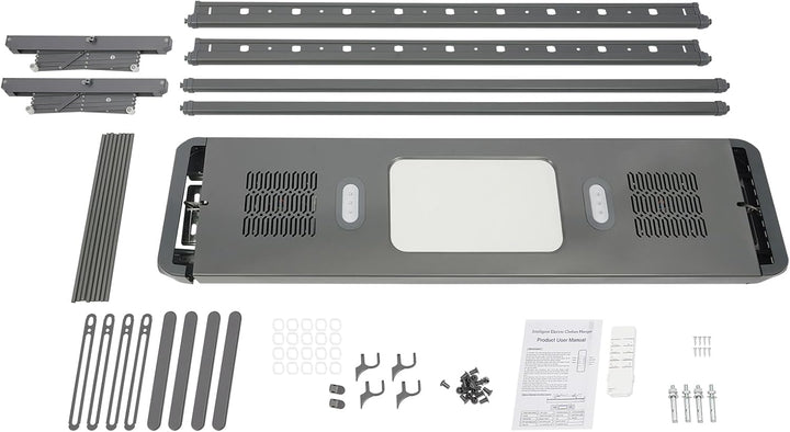 Elektrischer WäSchestäNder, Ausziehbar Deckenmontage Elektrisch WäSchestäNder mit Fernbedienung Led