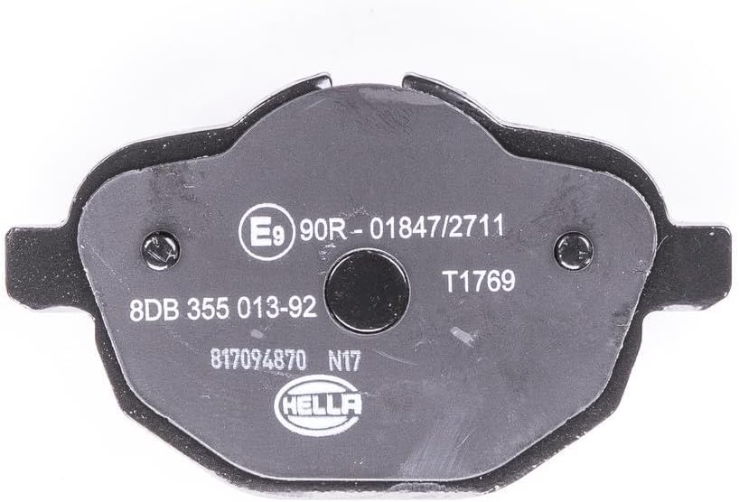 HELLA PAGID 8DB 355 013-921 Bremsbelagsatz - T1769 - Dicke/Stärke: 18mm - Bremssystem: TRW - für Ver