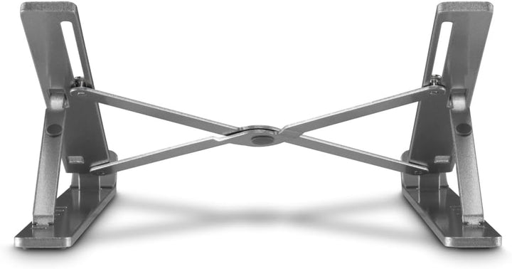 Hama Laptopständer 15.6" Aluminium, Ergonomisch, Faltbar mit Neigungswinkel, Stabil und rutschfest,