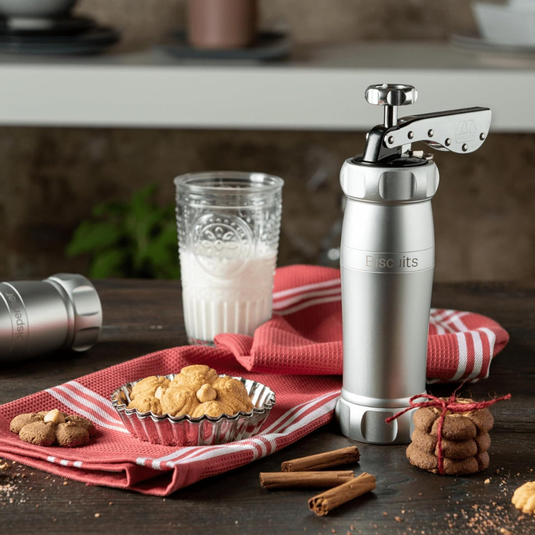 Gebäckpresse - Marcato Biscuits Silber, Silber