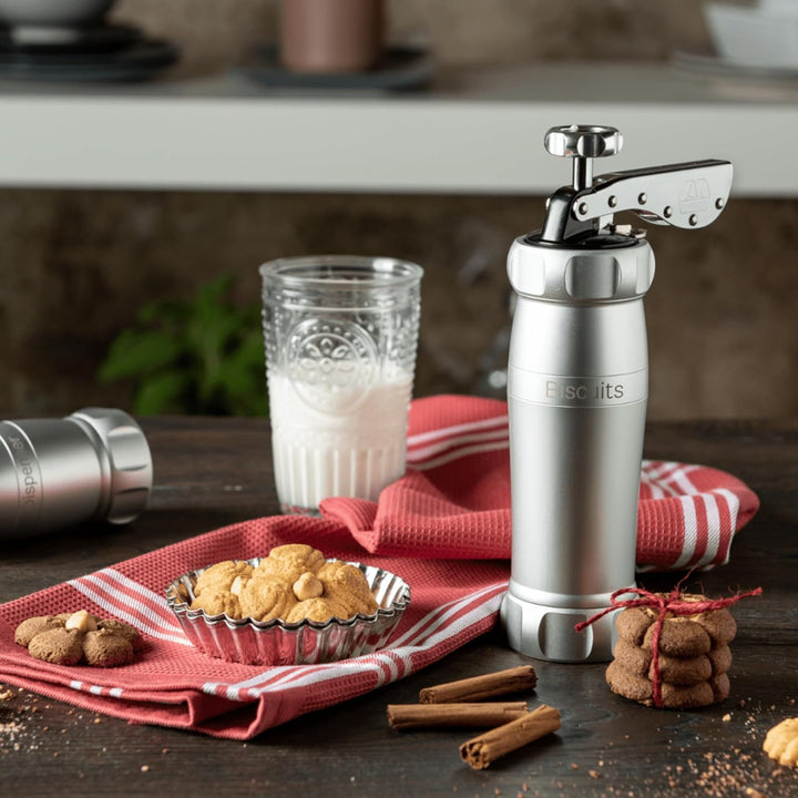 Gebäckpresse - Marcato Biscuits Silber, Silber