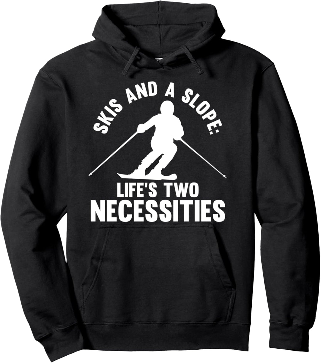 Ski und Pisten Pullover Hoodie