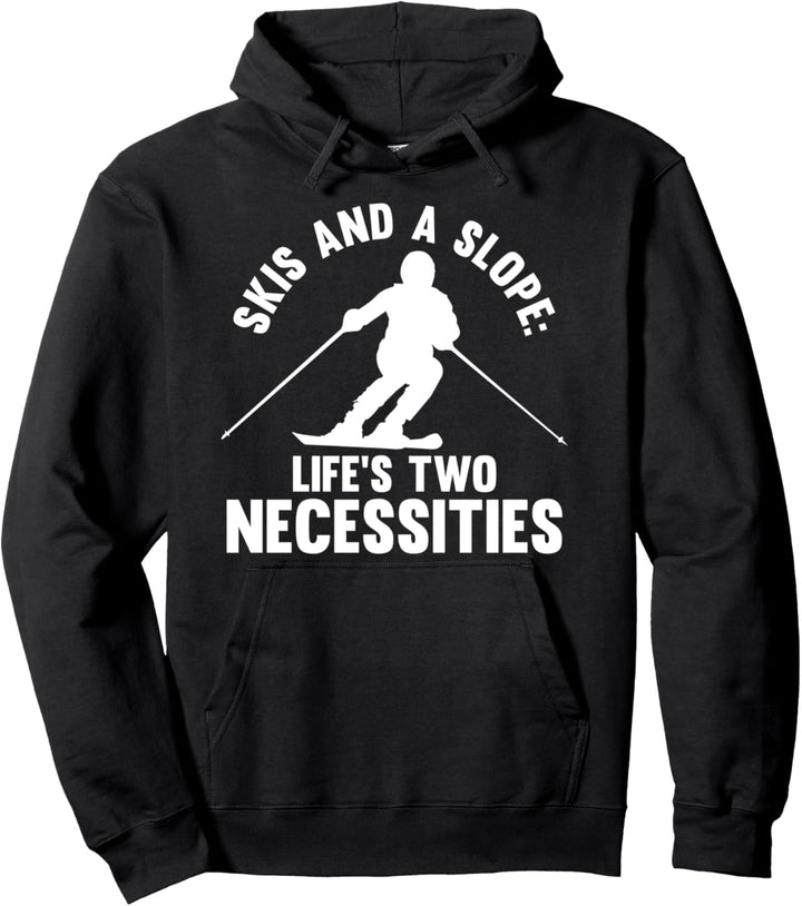 Ski und Pisten Pullover Hoodie