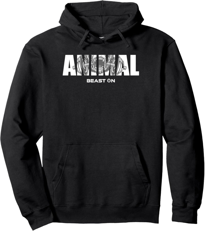 ANIMAL | Gorilla Hantel | GYM Motivation Fitness Sprüche Pullover Hoodie