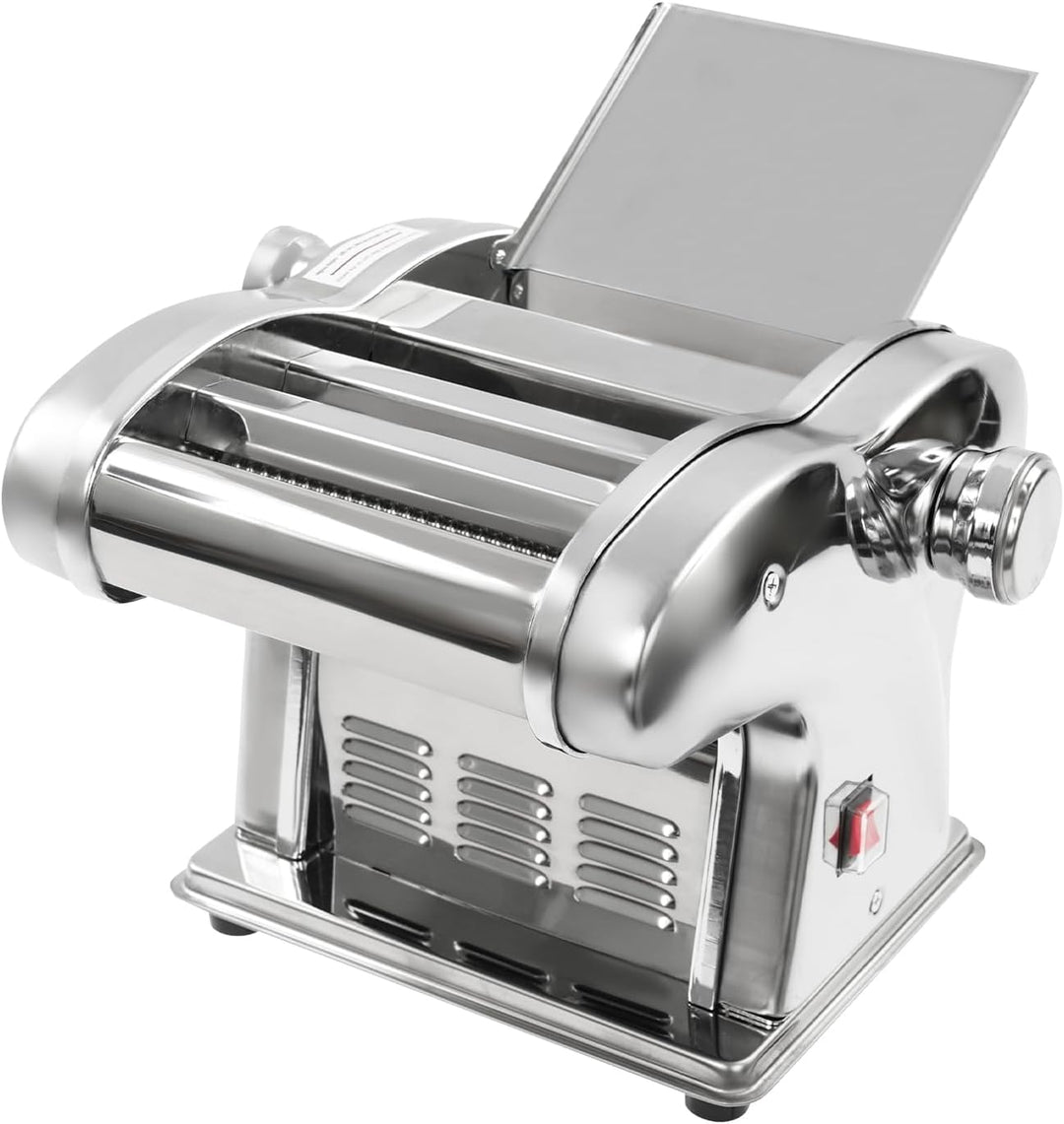 Elektrische Nudelmaschine, 135 W, 3 Schneiden, 410 Edelstahl, 0,5 bis 4 mm Einstellung | Elektrische
