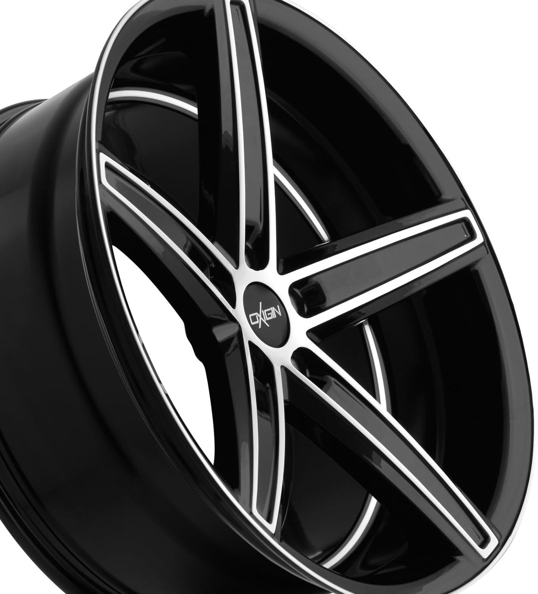 OXIGIN 18 Concave black full polish 8,5x19 ET35 5.00x112.00 Hub Bore 66.60 mm - Alu felgen