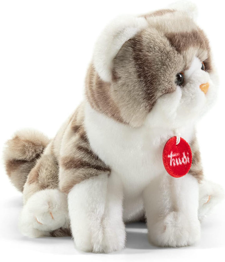 Trudi 20851 Klassik Plüschkatze Brad ca. 18 cm, Grösse S, hochwertiges Stofftier mit weichen Materia