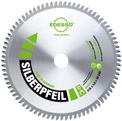 Edessö 46821630 HM-Kreissägeblatt Präzision-Silberpfeil 2/7/42 HW 216x3,0/2,0x30 Z=48 W40neg, silber