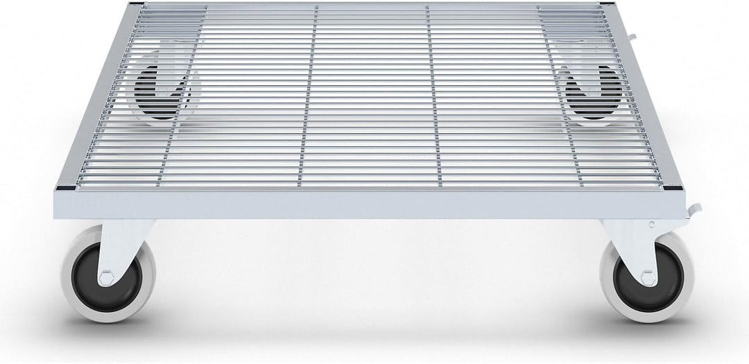 kaiserkraft | Stahl-Rollplatte | LxBxH 1200 x 800 x 190 mm | Gewicht 19 |1 kg