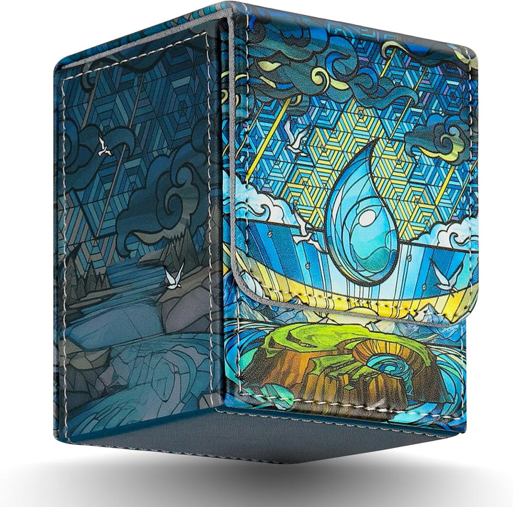 Deck Box für MTG Karten, TCG Aufbewahrungsbox für Magic The Gathering Karten für über 100 einzeln ge