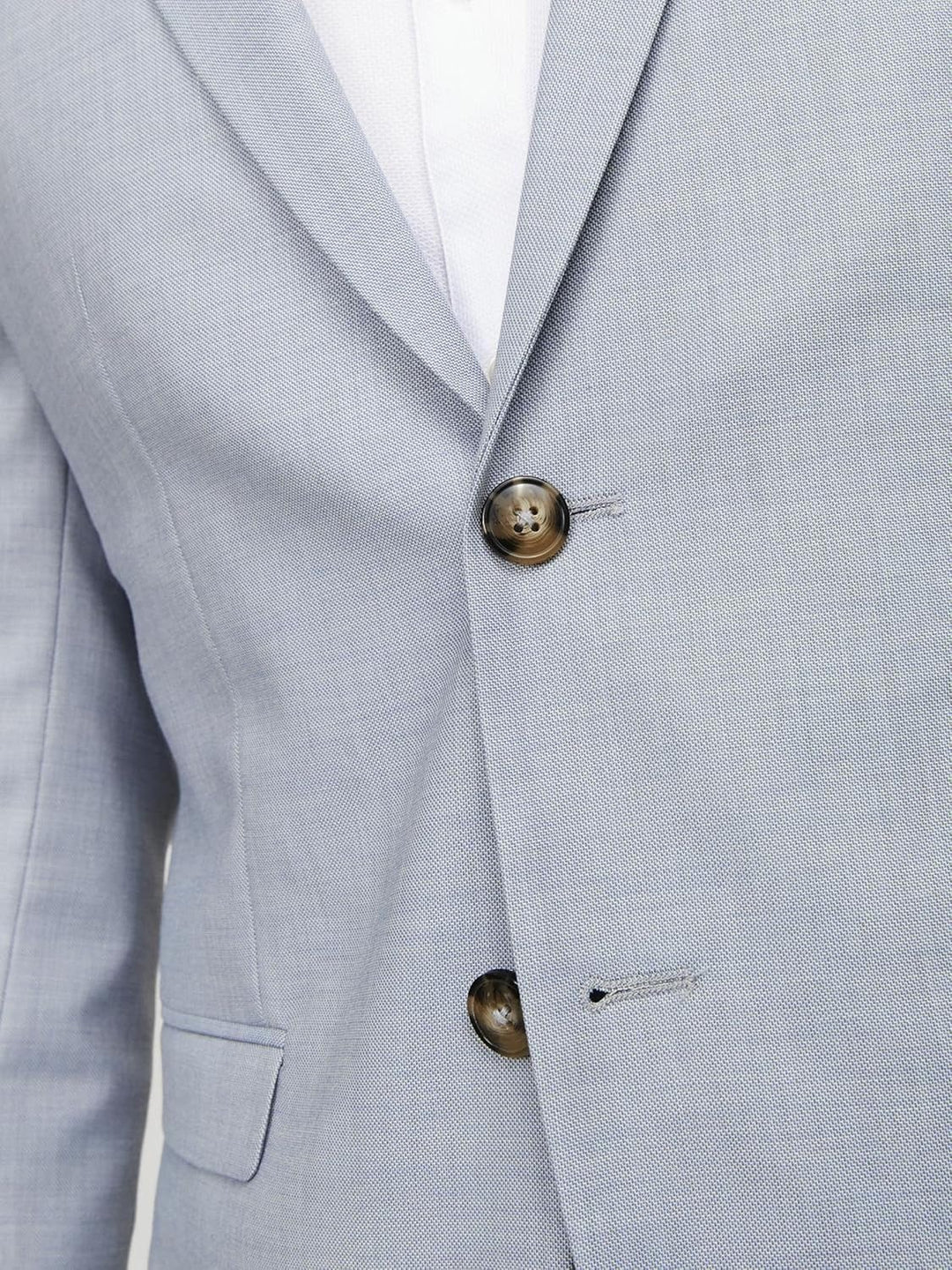 JACK & JONES Male Einreihiger Blazer JPRSOLARIS Super Slim Fit Blazer 54 Cashmere Blue/Fit:super Sli