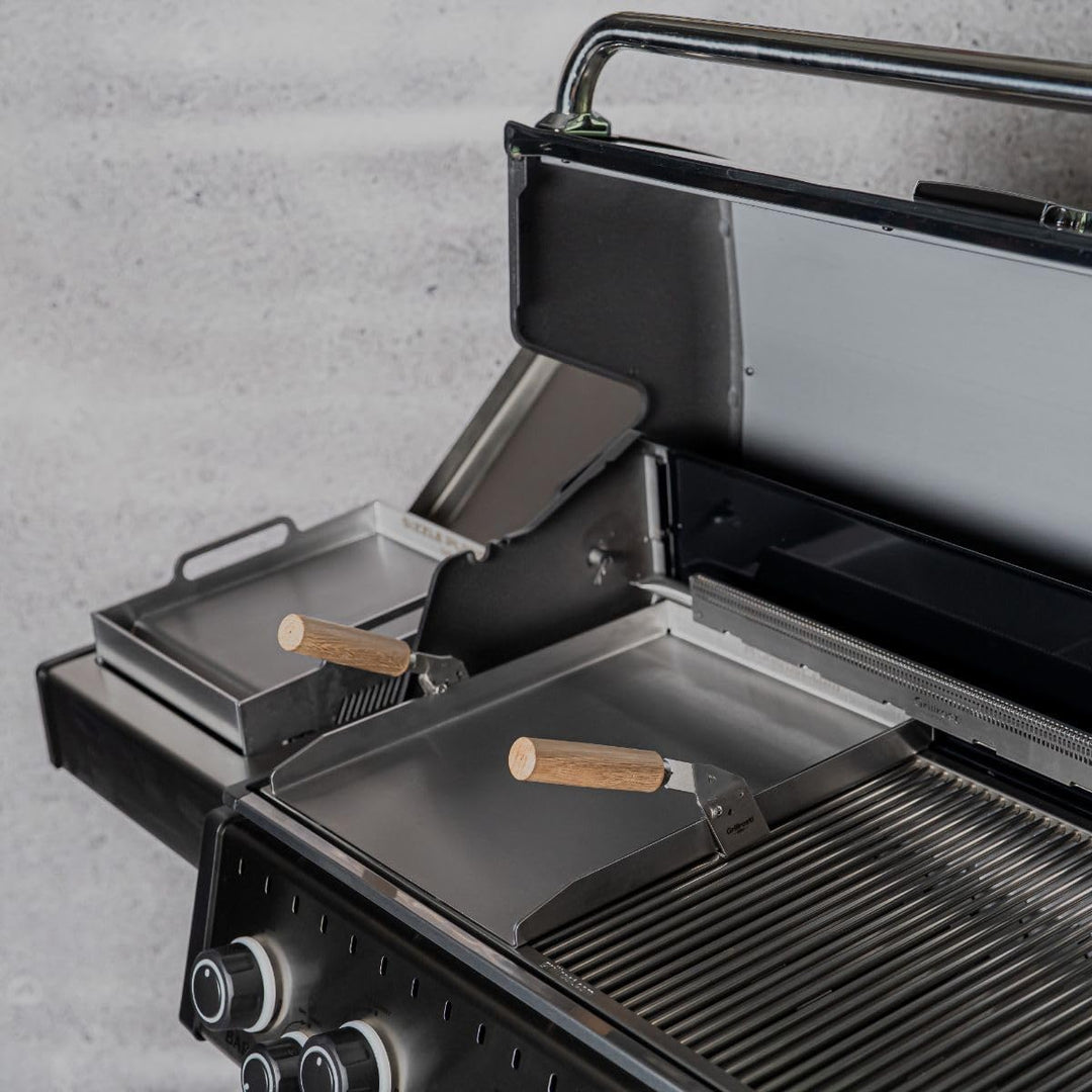 Edelstahl Grillplatte - Plancha 43,5 x 33cm - für Broil King Baron 43.5x33cm - Broil King Baron, 43.