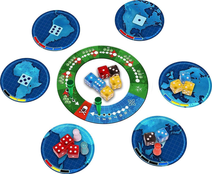 Z-Man Games , Pandemic The Cure, Board Game, Ages 8+, for 2 to 5 Players, 30 Minutes Playing Time