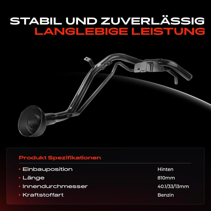 Kraftstoffeinfüllrohr Einfüllstutzen für X-Trail T30 2.0L 2.5L Benzin 2001-2007 172218H31A
