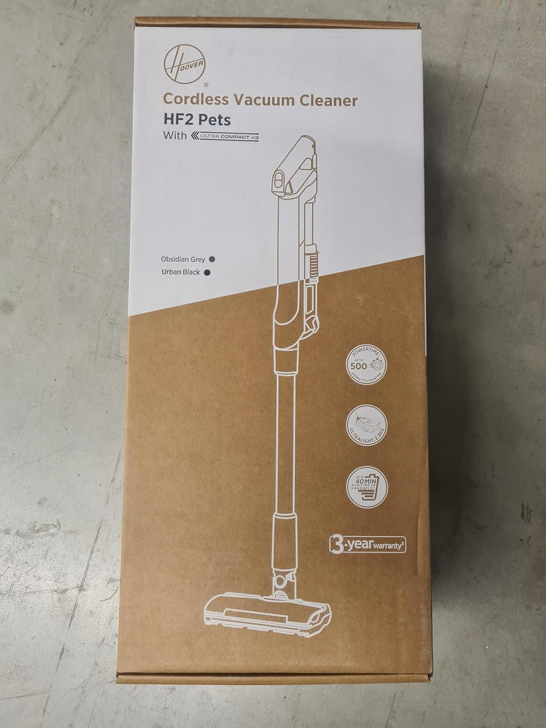 Hoover Staubsauger Tierhaare mit Beutel und Kabel BRAVE PET mit Tierhaar-Düse I Tierhaar-Staubsauger