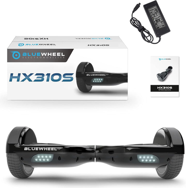 Bluewheel 6,5" Premium Hoverboard HX310s – Elektroboard mit LED, Bluetooth Lautsprecher, starker Dua