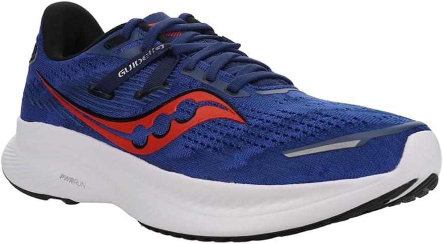 Saucony Herren Guida 16Laufschuh 43 EU Indigo Schwarz, 43 EU Indigo Schwarz