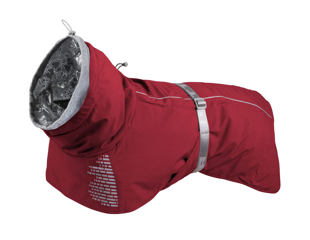 Hurtta Extreme Warmer Hundemantel, Winterjacke für Hunde Weinrot 40 cm