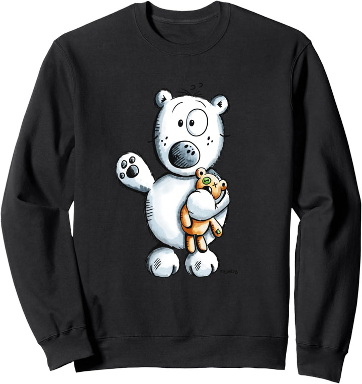 Eisbär Mit Teddy Freund T Shirt I Kinder Bärchen Geschenk Sweatshirt