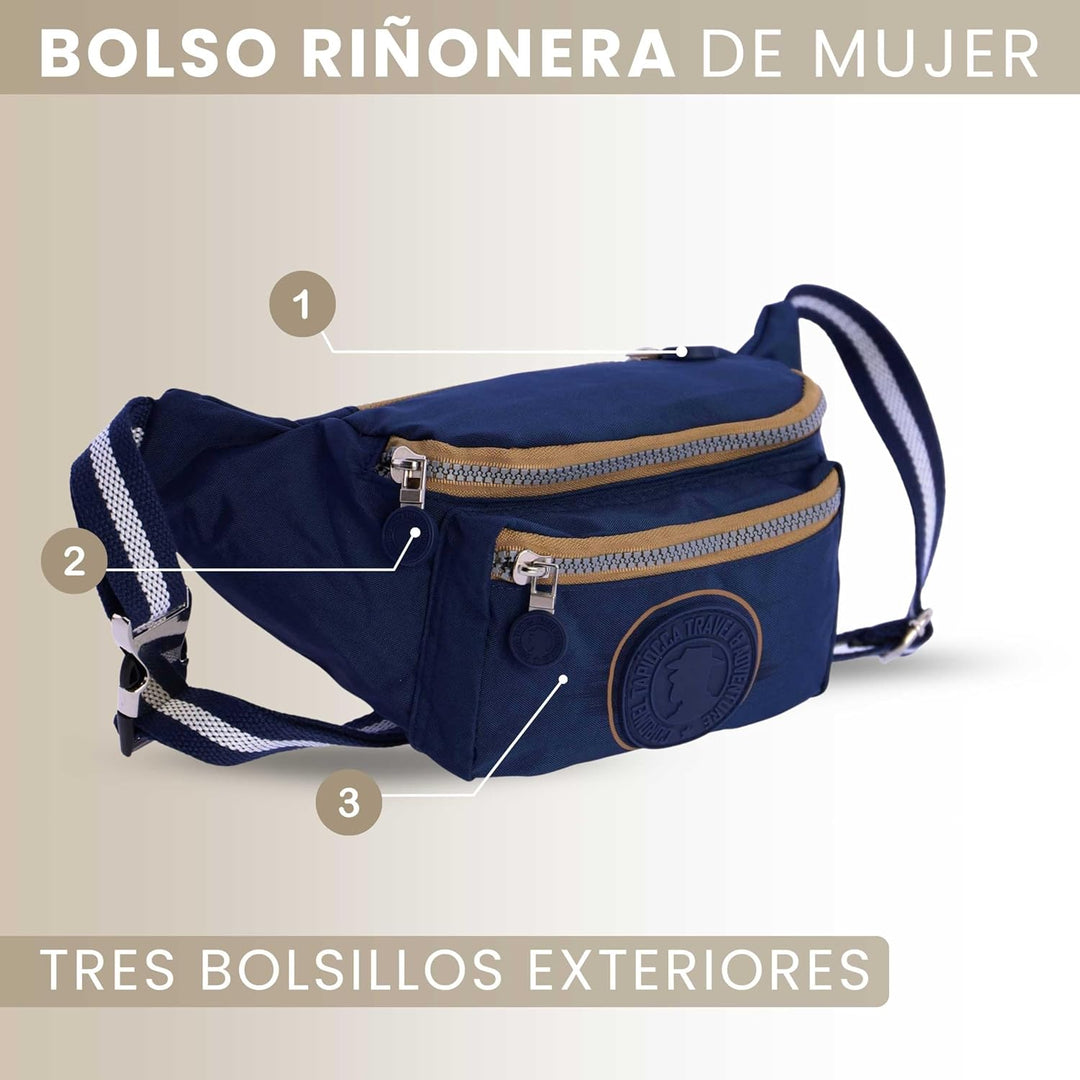 CORONEL TAPIOCCA Bauchtasche Mode Damen Wasserdicht Gürteltasche Outdoor Hüfttasche Damen Bauchtasch