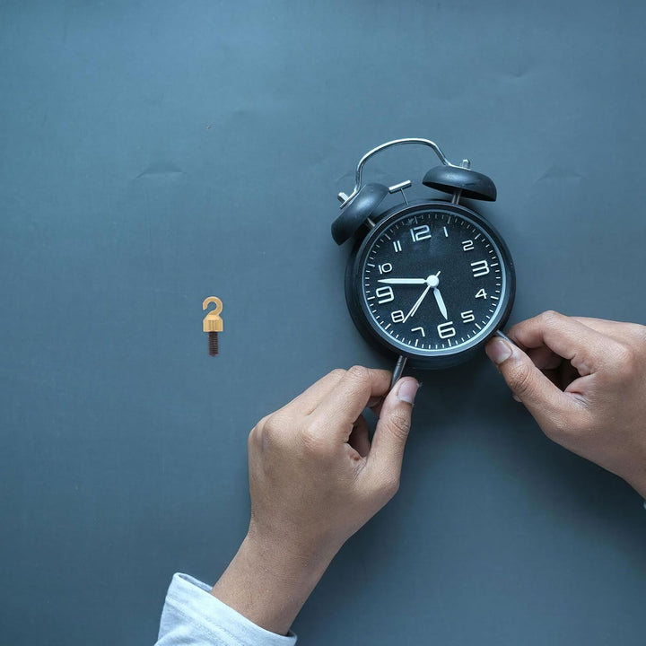 iplusmile 2 Stück M5 Gewichtshaken für Standuhr Gewichte Offener Haken aus Robustem Material für Vin