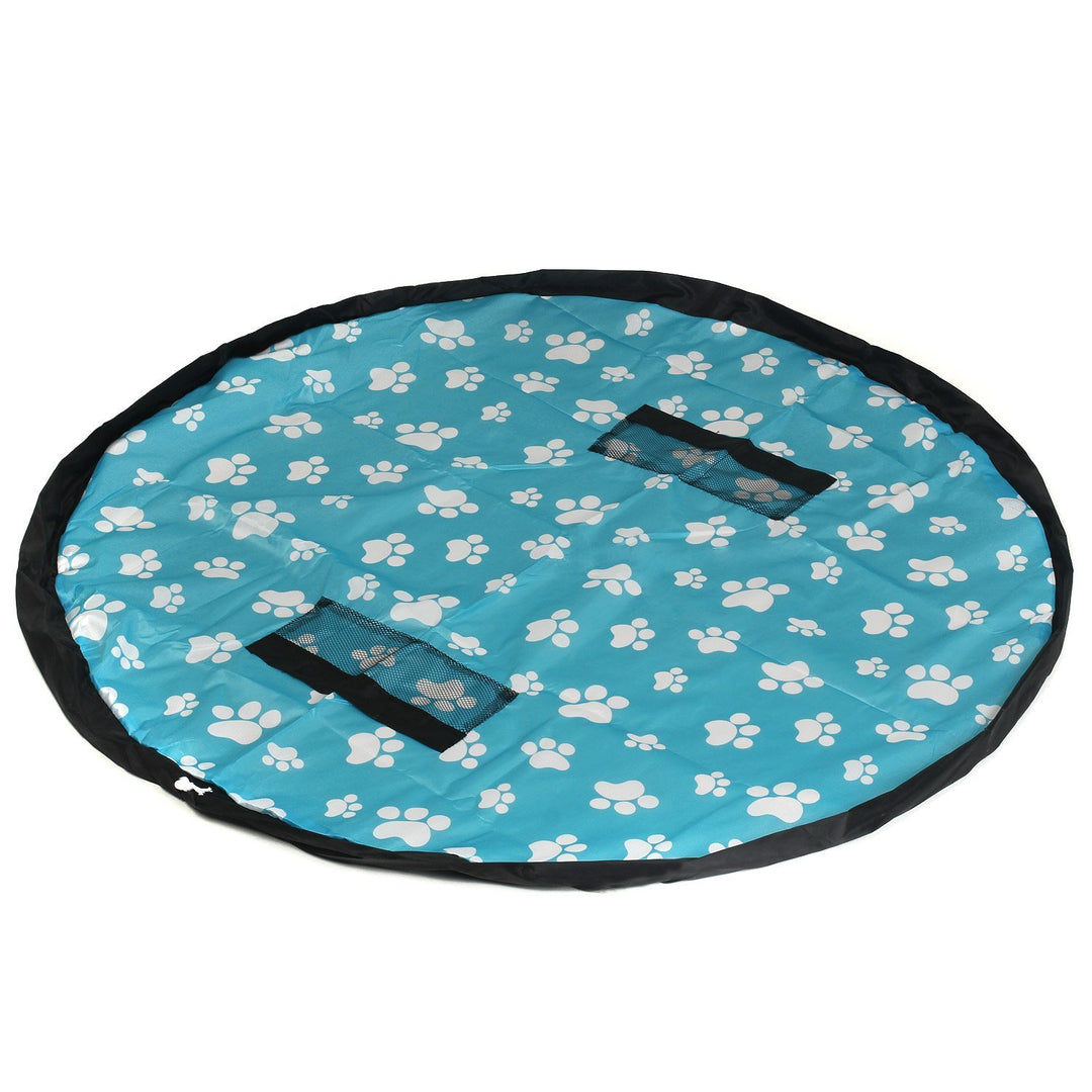 XXL Kinder Aufräumsack Spieldecke Spielmatte, 151cm Matte Ideal für Spielen und Schnell Aufräumen vo