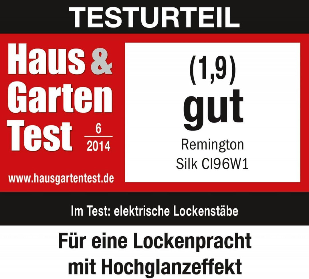 Remington Lockenstab [kegelförmig 13-25mm] Silk Digital (hochwertige Keramikbeschichtung mit Seidenp
