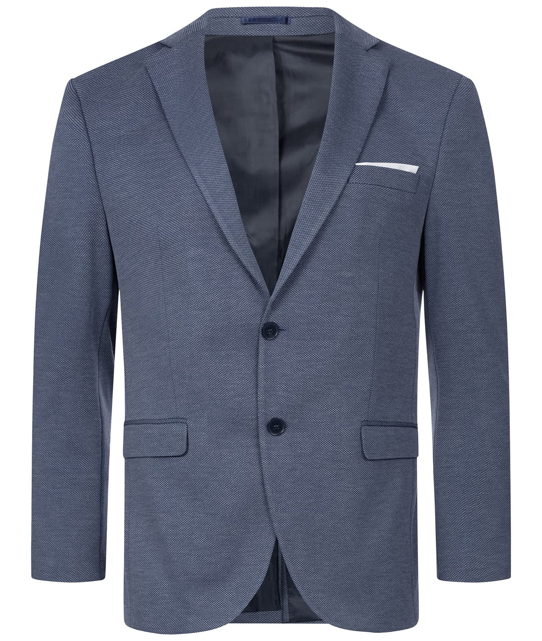 Indumentum Herren Sakko Blazer IJS-102 L Blau, L Blau