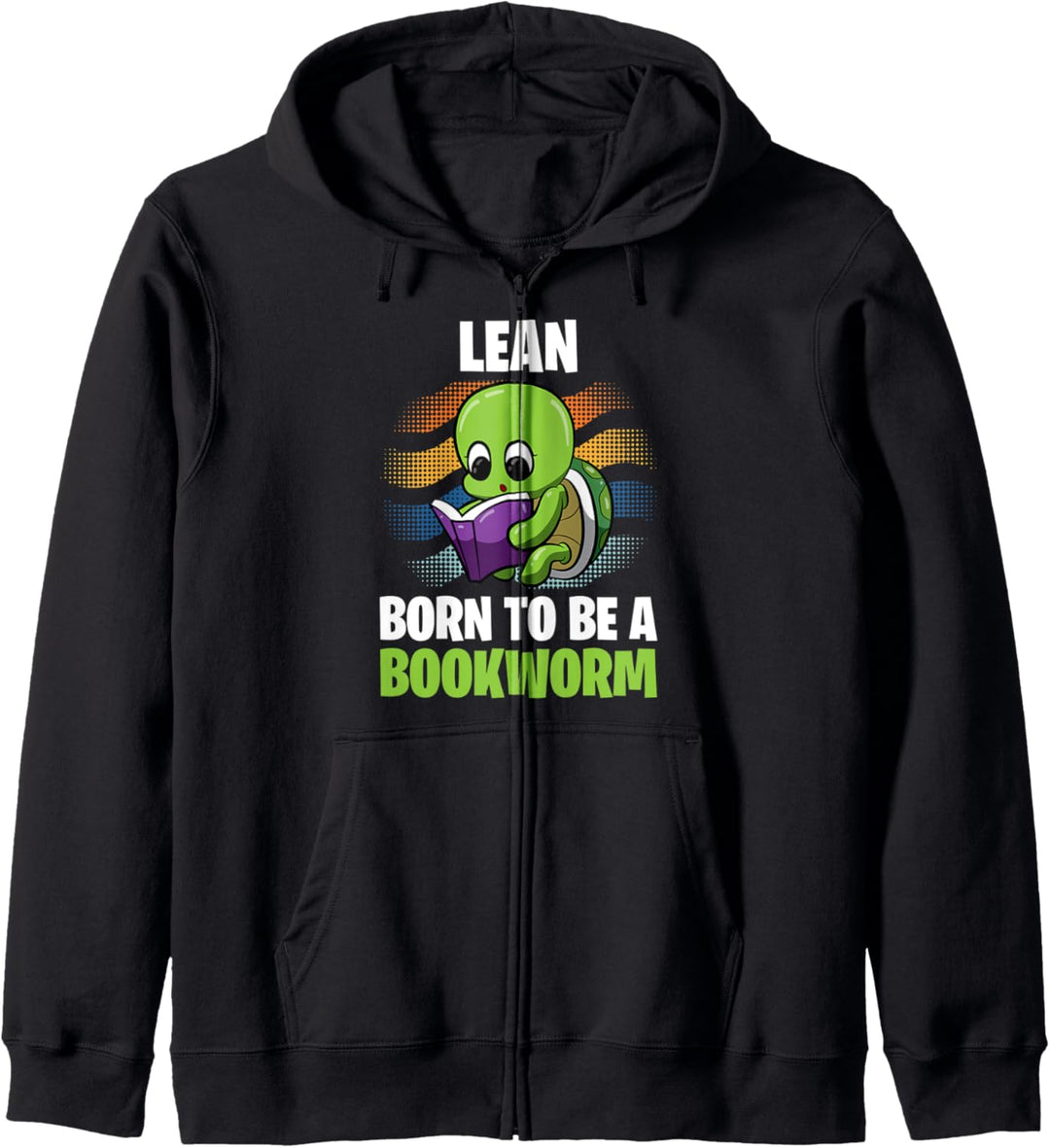 Lean - Born To Be A Bookworm - Personalisiert Kapuzenjacke
