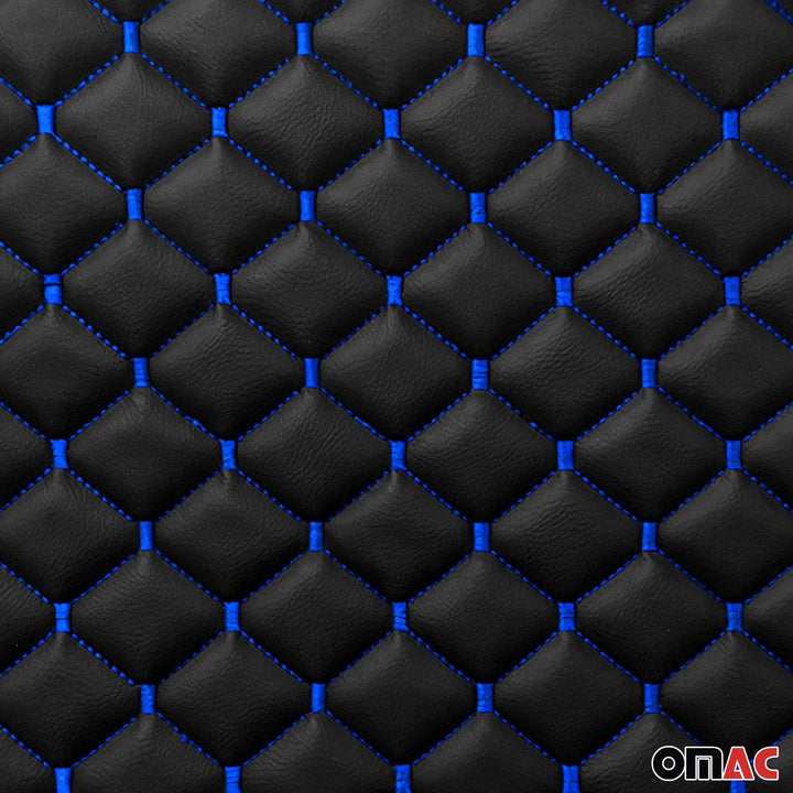 OMAC Geprägte Schwarz Kunstleder Auto Polsterung Leder Patches | Interieur Zubehör mit Diamant-Stich