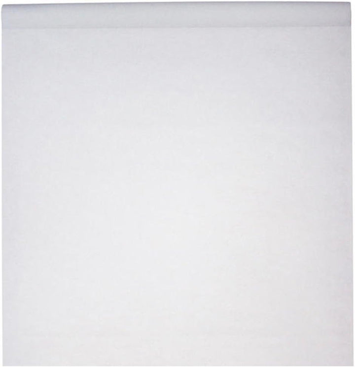 AUCUNE Grosse rechteckige Tischdecke auf Vlies-Rolle, 50 m, Weiss