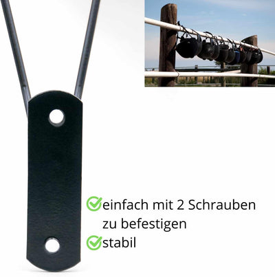 AMKA Helmhalterung Helmhalter 5er Set Helm Ablage Wandhalter für Helme