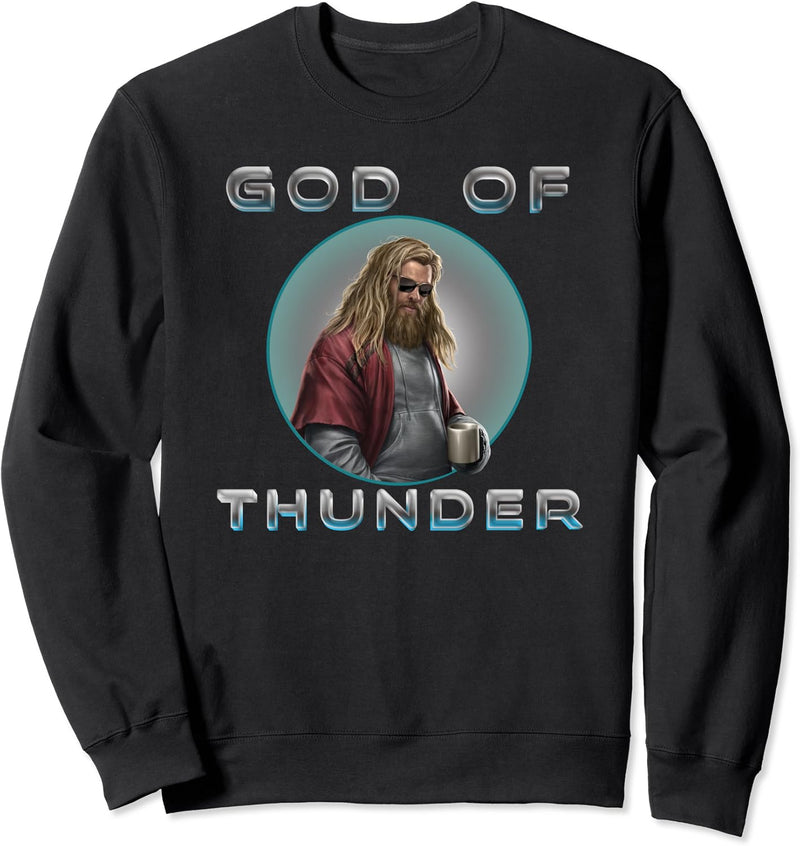 Marvel Avengers: Endgame Thor God Of Thunder Circle Portrait Sweatshirt