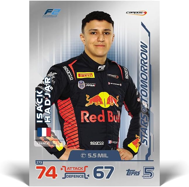 Topps Turbo Attax Formel 1 2024 - Mega Tin - Fast Track - enthält 66 Karten, darunter 6 LE&