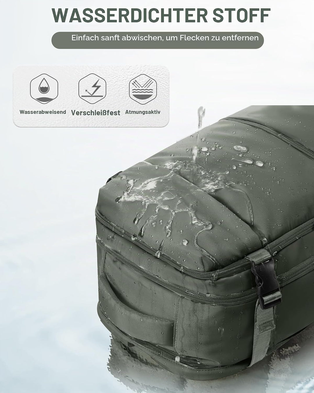 BJLFS Vakuum Rucksack 40x20x25 für Ryanair Flugzeug Reiserucksack Handgepäck Tasche Airbag mit Vakuu