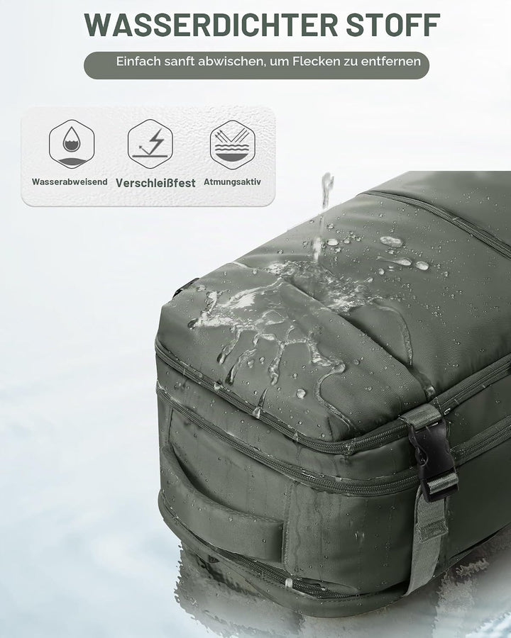 BJLFS Vakuum Rucksack 40x20x25 für Ryanair Flugzeug Reiserucksack Handgepäck Tasche Airbag mit Vakuu