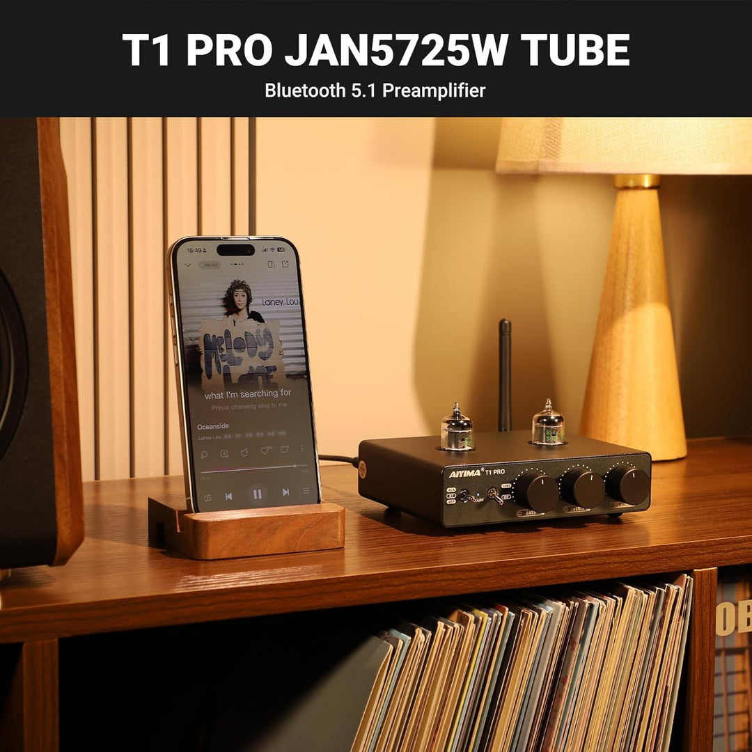 AIYIMA T1PRO Röhrenvorverstärker Verstärker Heim-Audio-Vorverstärker Mini-Vakuum-Vorverstärker-Empfä