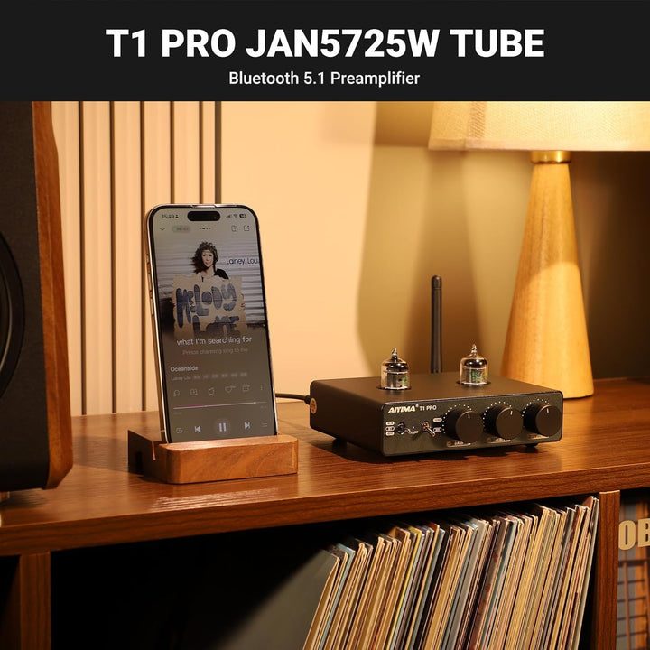 AIYIMA T1PRO Röhrenvorverstärker Verstärker Heim-Audio-Vorverstärker Mini-Vakuum-Vorverstärker-Empfä