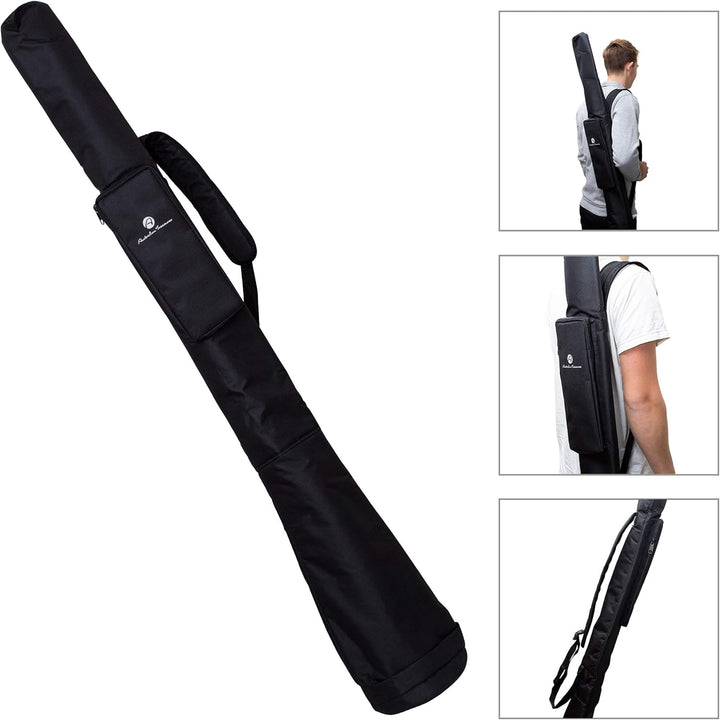 Australian Treasures - DIDGERIDOOTASCHE 160 cm - Nylon PRO Didgeridoo Tasche Glocke Ø 17 cm. Verstel